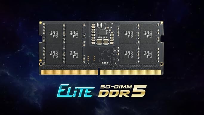 TEAMGROUP Elite SODIMM DDR5 16GB (2x8GB) 4800MHz (PC5-38400